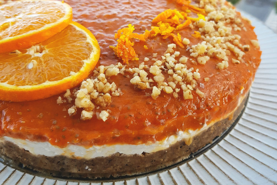 Bal Kabaklı Raw Cheesecake