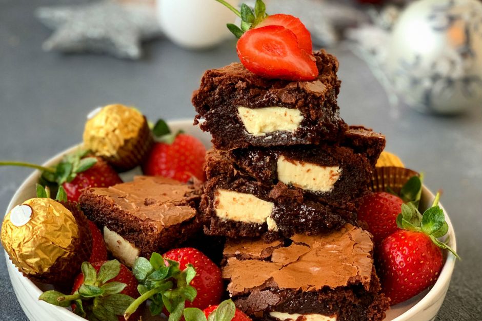 Beyaz Çikolatalı Brownie