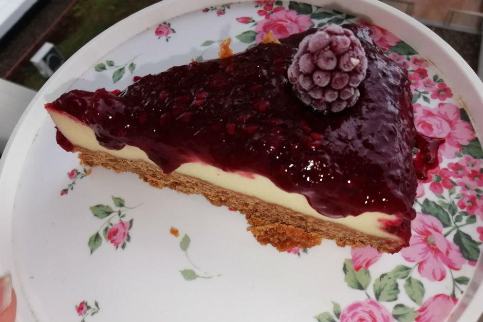 Böğürtlenli Cheesecake