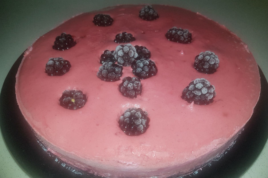 Böğürtlenli Cheesecake