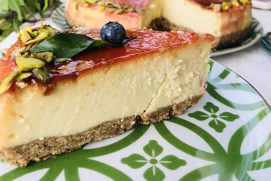 Böğürtlenli Cheesecake