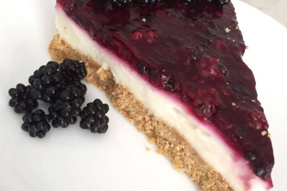 Böğürtlenli Cheesecake