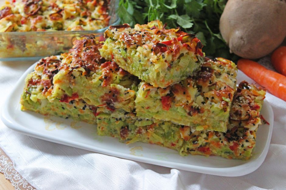 Börek Tadında Sebzeli Fırın Mücver