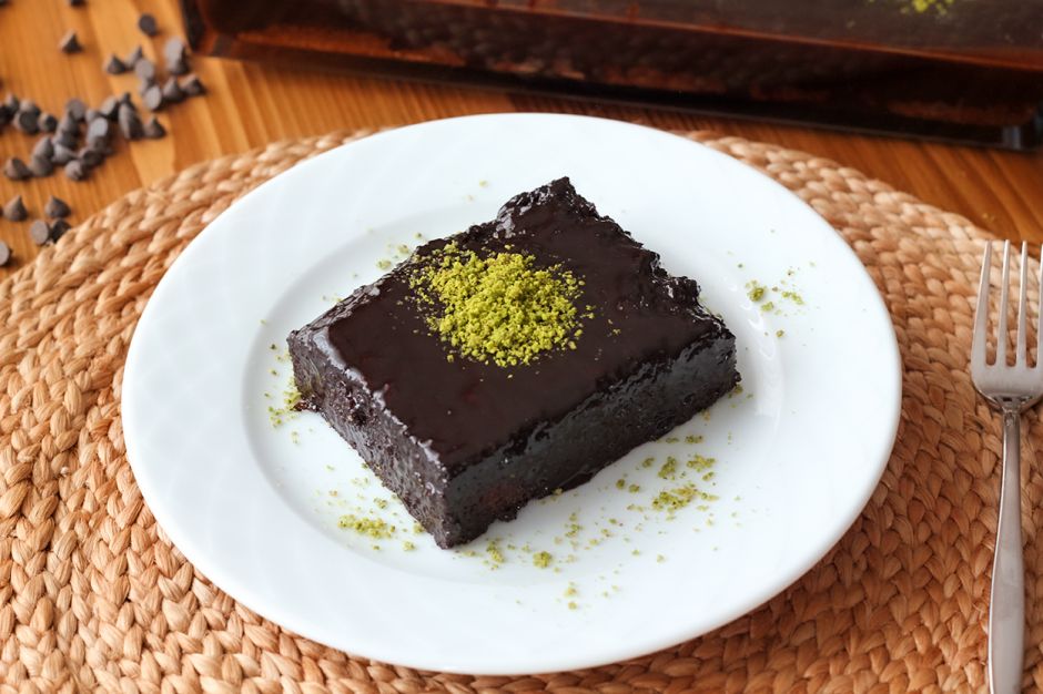 Browni Tadında Islak Kek