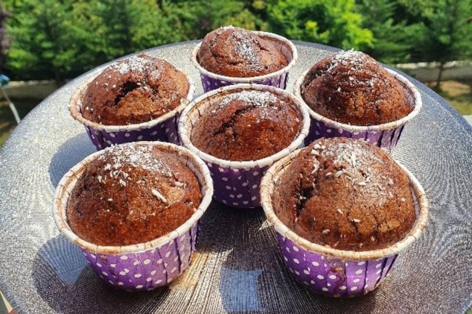 Çikolata Soslu Muffin