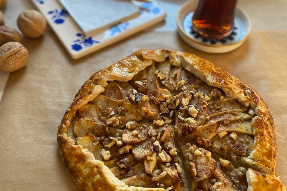Tahinli Elmalı Galette
