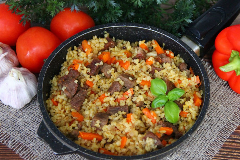 Etli Bulgur Pilavı