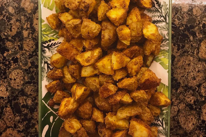 Fırında Parmesanlı Bebek Patates