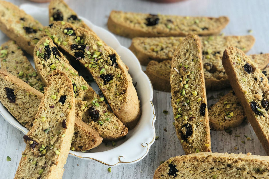 Fıstıklı Biscotti