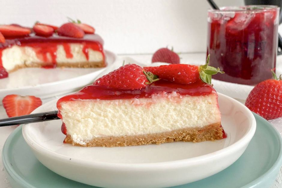 Frambuazlı Labneli Cheesecake