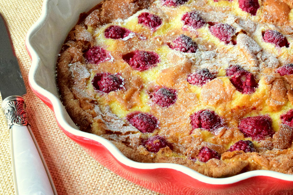 Frambuazlı Clafoutis (Klafuti)