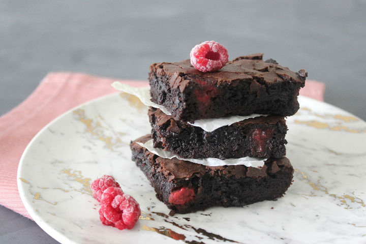 Frambuazlı Brownie