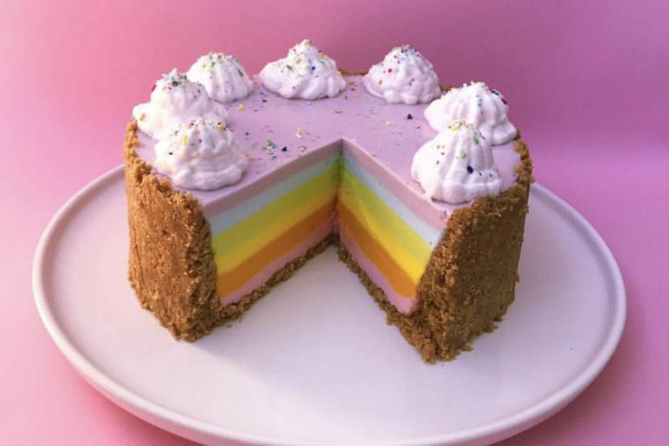 Gökkuşağı Cheesecake