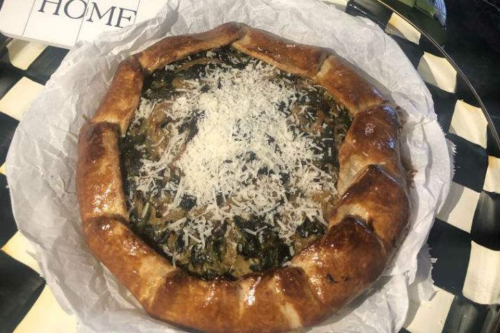 Ispanaklı&Peynirli Galette