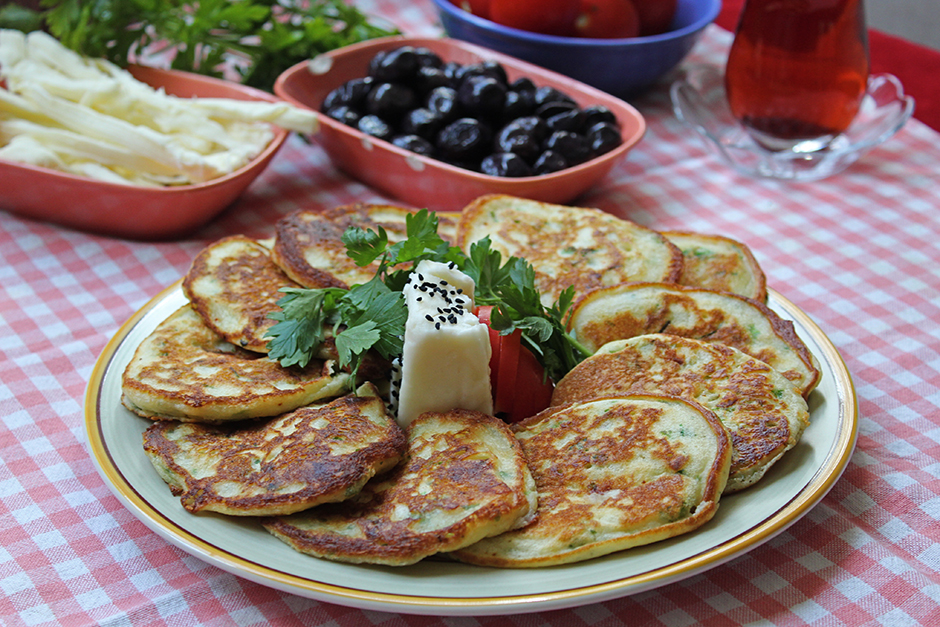 Kahvaltılık Peynirli Pancake