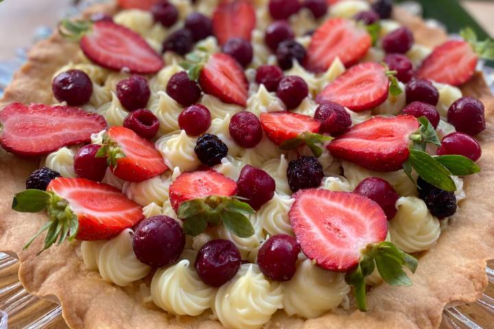 Kırmızı Meyveli Tart