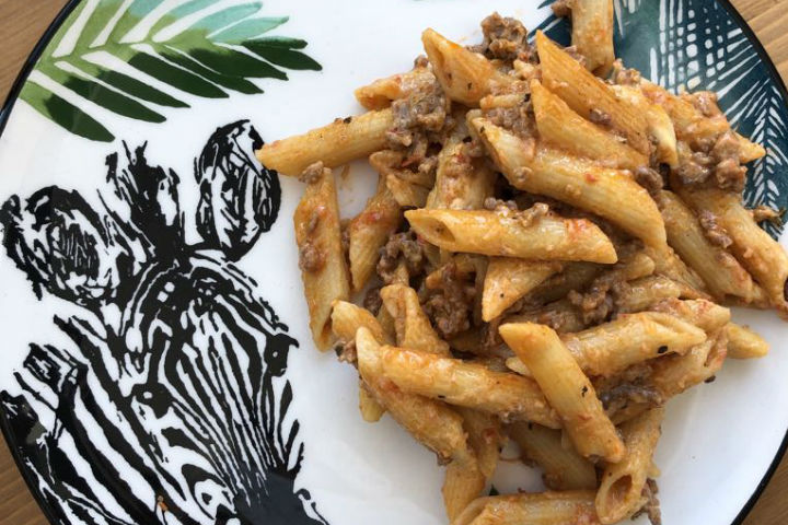 Kıymalı Penne Makarna