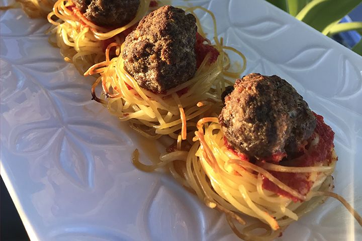 Köfteli Spagetti Muffin