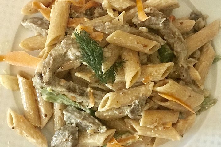 Kremalı Bonfileli Penne