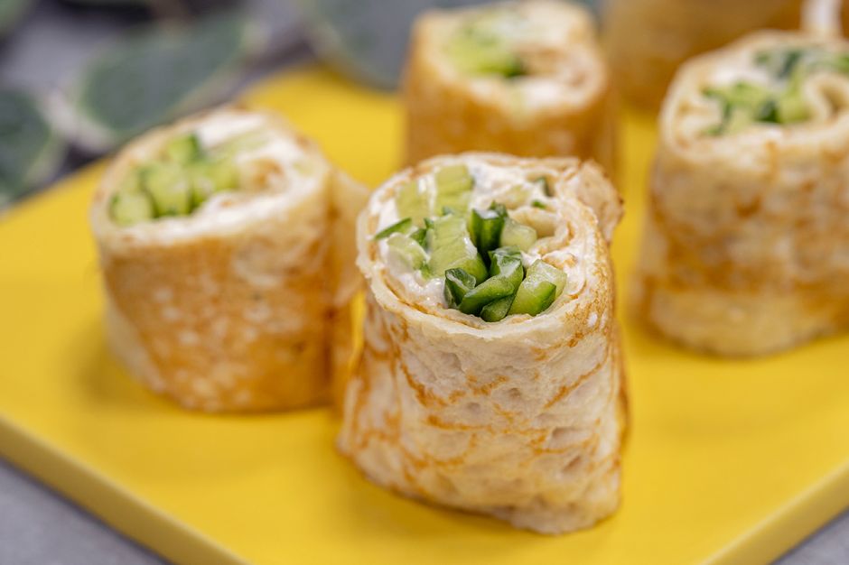 Tahinli Labneli Krep Roll