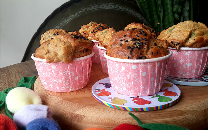 Kurutulmuş Domatesli Muffin