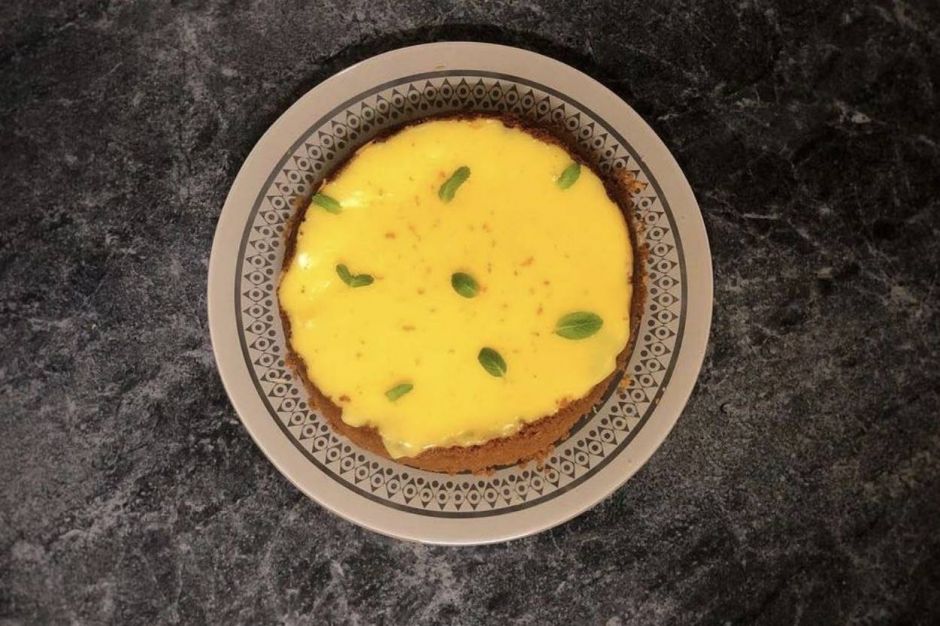 Limon Soslu Cheesecake