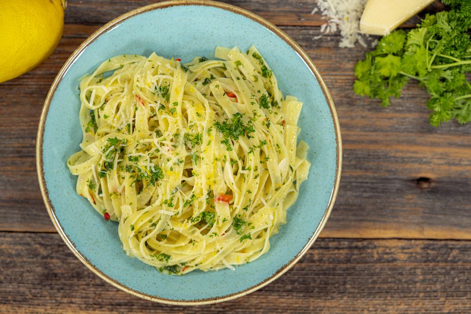 Limon ve Maydanoz Soslu Tagliatelle