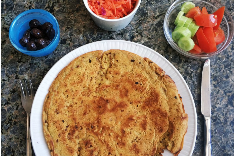 Nohut Unlu Vegan Omlet