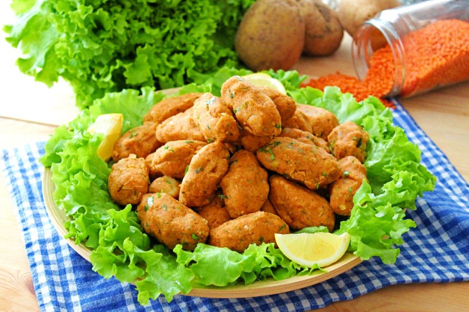 Patatesli Mercimek Köftesi