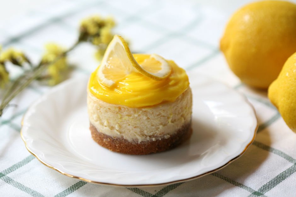 Porsiyonluk Limonlu Cheesecake