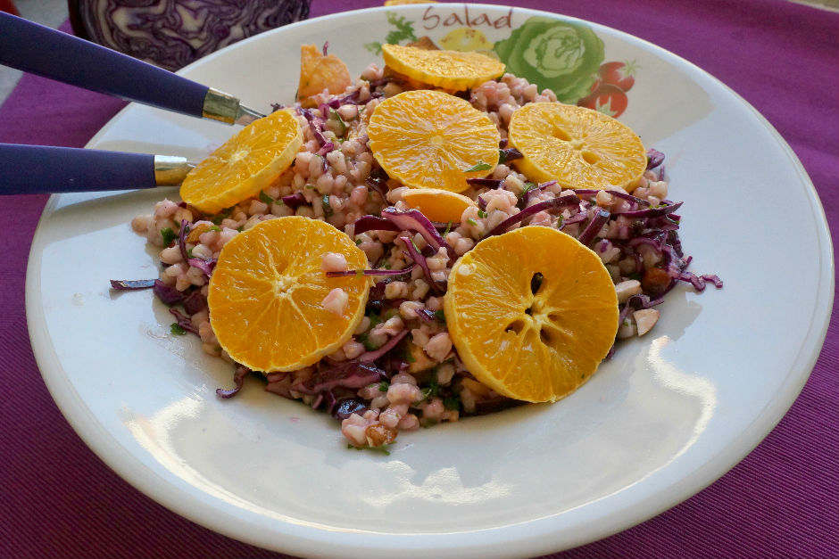 Portakallı Buğday Salatası