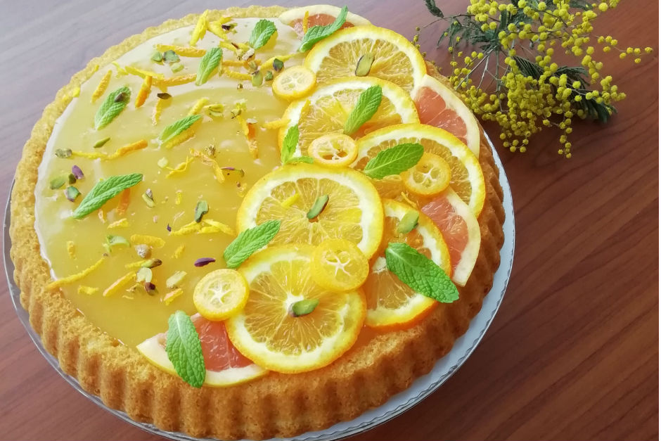 Portakallı Tart Kek