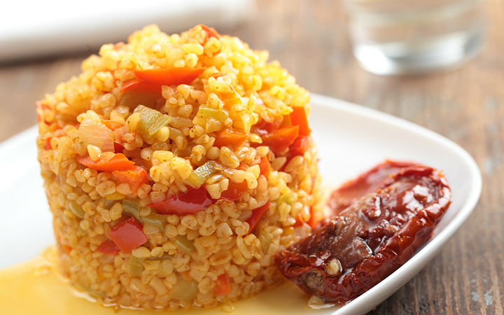 Sebzeli Bulgur Pilavı