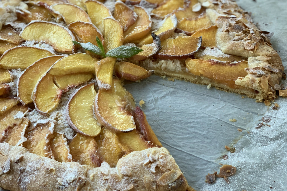 Şeftalili Galette