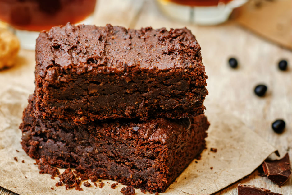 Şekersiz Diyet Brownie