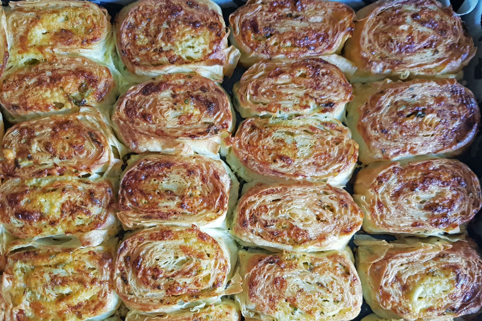 Sodalı Peynirli Dilim Börek