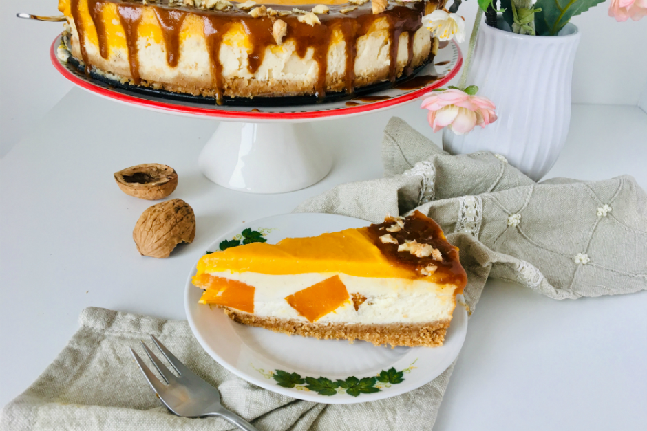 Tahinli Bal Kabaklı Cheesecake
