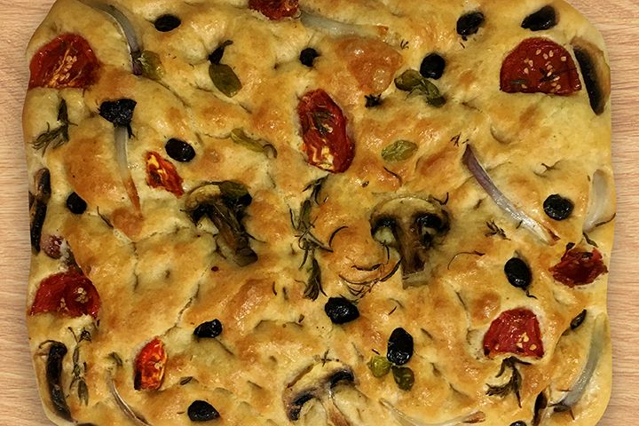 Tam Buğdaylı Focaccia