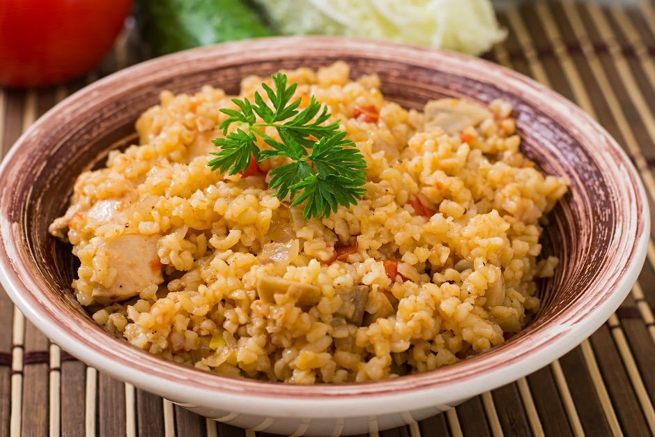 Tavuklu Bulgur Pilavı