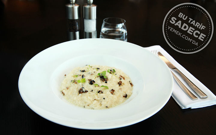 Trüf Mantarlı Risotto