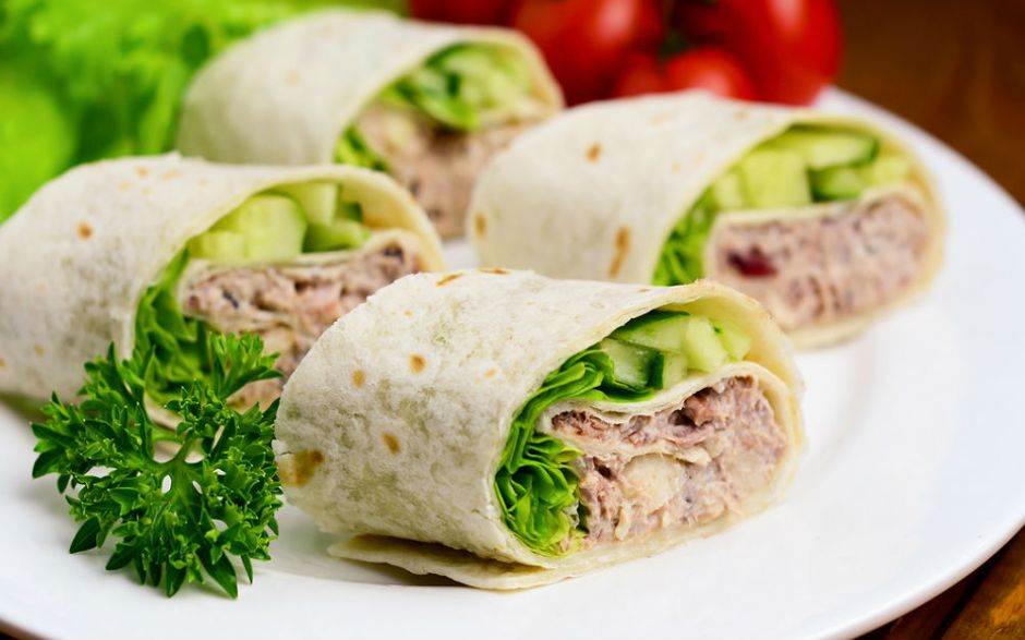 Ton Balıklı Wrap