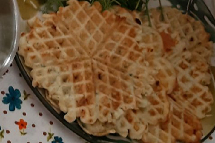 Tuzlu Kahvaltılık Waffle