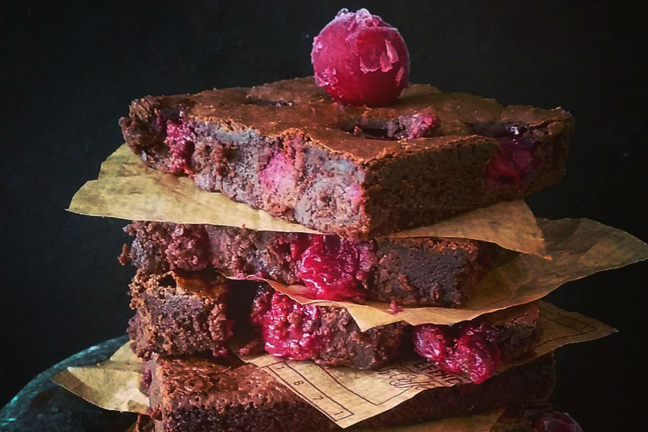 Vişneli Brownie