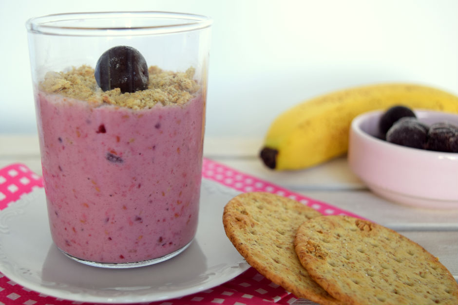 Vişneli Cheesecake Smoothie