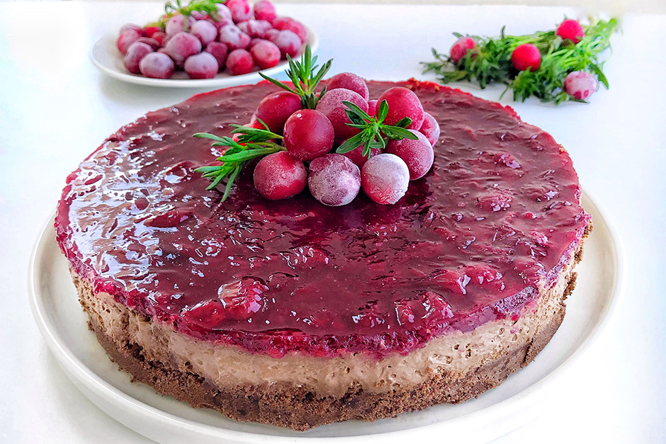 Vişneli Pişmeyen Cheesecake