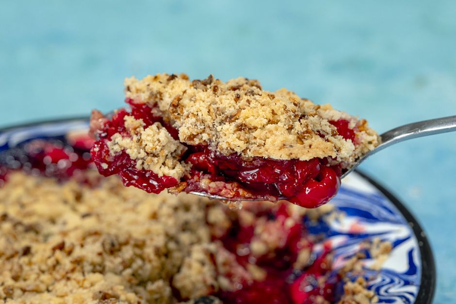 Vişneli Crumble