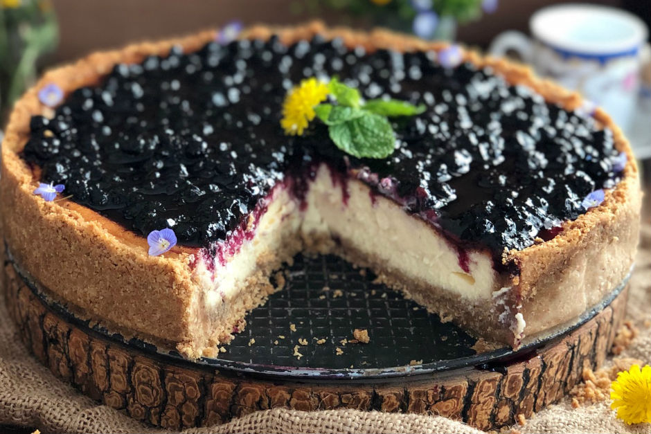 Yaban Mersinli Cheesecake