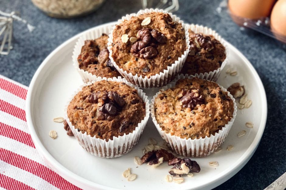 Yulaflı Peynirli Muffin