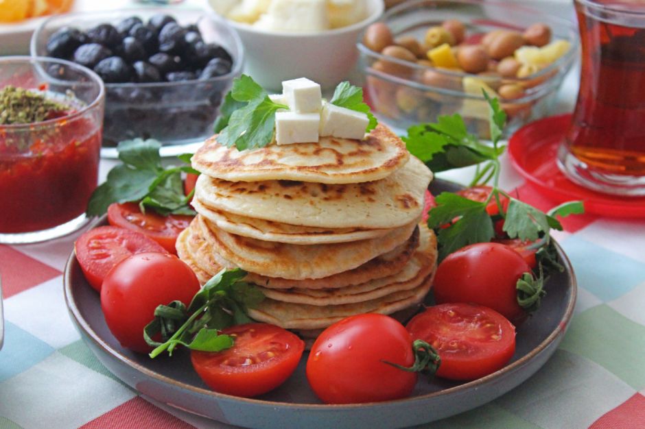 Yumurtasız Tuzlu Pancake